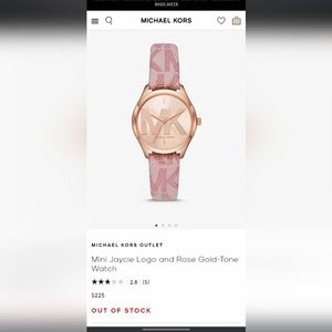 Michael Kors Lady's watch, pink rose gold